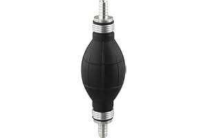 RichVibe 10mm Manual Pear for Fuel Pump Diesel, Petrol, Oil and Water Transfer & PVC Construction with Unidirectional Valve, 