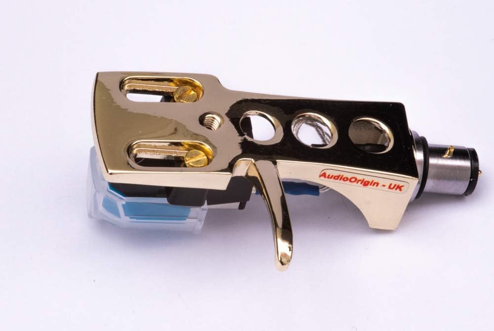 Gold plated Headshell, cartridge, needle for Marantz 6150, 6300, 6270Q, 6100, 6200, 6025, 6350Q, 6110, 6170, 6370Q, 6350, 6320, MRT-625, 6050, TT-8001, MADE IN ENGLAND