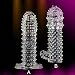 Ocaler®Adult Miniature Clitoris Vaginal Stimulation Headgear Massager Crystal Enlarger Temptation Stimulator Sex Toys for Women Sex Product(Transparent)