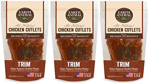 Earth Animal - Trim - Chicken Cutlet Treats 8oz (3 Pack)