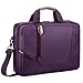 BRINCH(TM) 17.3 inch New Soft Nylon Waterproof Laptop Computer Case Cover Sleeve Shoulder Strap Bag with Side Pockets Handles and Detachable for Laptop/Notebook/Netbook/Chromebook,Colour Purple
