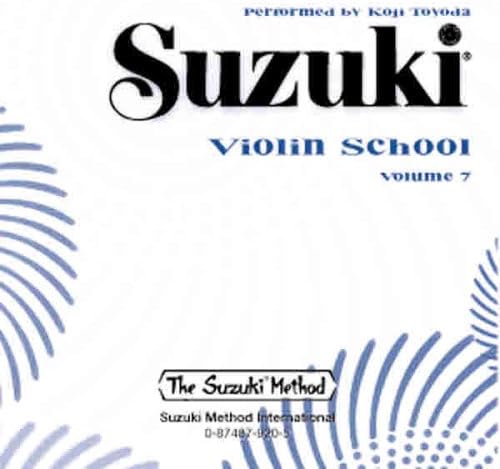 Suzuki Violin School Volume 7 Cd (9780874879209)