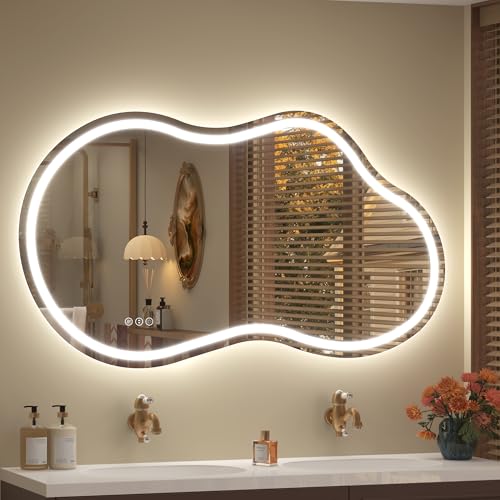 CHARMOR Irregular LED Bathroom Mirror