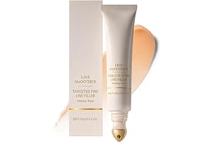 Line Smoother Targeted Fine Line Filler, Instant Blurring Primer for Wrinkles for Mature Skin, Instant Skin Tightener, Makeup Primer for Face, Helps Smooth & Even Skin (1pcs)