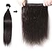 Msbeauty 3 Bundles of Peruvian Straight Hair 10A Unprocessed Virgin Peruvian Hair Extensions(20 22 24 inch) Tatol 300g Natural Color Tangle-free