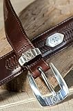 Cape Verde Ornament Leather Belt