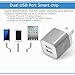 USB Charger, Charging Block, WITPRO 3-Pack 2.1A Dual USB Wall Charger Quick Plug Power Adapter Compatible with Phone Xs/Xs Max/XR/X/8/7/6S/6 Plus/5S/4S, Samsung, LG, Moto, Android More