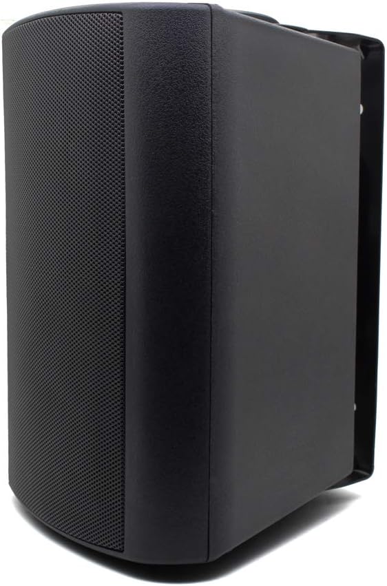 Herdio 4 Inches Outdoor Indoor Patio Bluetooth Wall Mount Speakers Waterproof (Black): Electronics