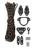 YakAttack LeverLoc Kayak Anchor Trolley | Choose AMS-1003 or AMS-1004 HD (Free Waterman's Wear UPF50 Face Mask $14.95 Value) (AMS-1003)
