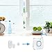 HEHUI Expandable Wireless Door Open Chime Door Entry Alarm With Operating in Range 600 feet/52 chimes/ 4 Level Volume/LED Flash /1 Magnetic Door Chime Sensor & 1 Plug-in Receiver