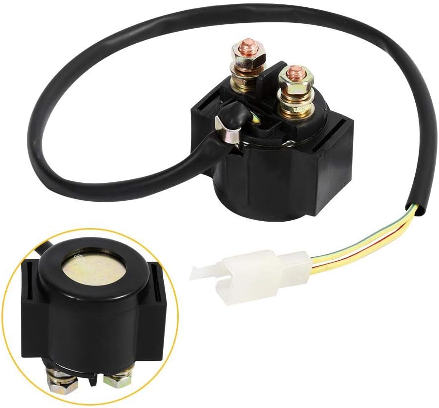 Motorcycle Starter Relay Solenoid ON/OFF Switch for Scooter ATV Dirt Bikes Go Kart, popular, normal