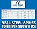 Quik Solve Ice Snow Traction Shoe Boot Cleats - No Slip Gripper Spikes XL