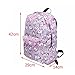 Bonamana Pink Unicorn Rainbow Bag Fantasy Backpack Rucksack School Student Travel Bags (Pink)