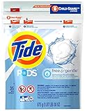Tide PODS Laundry Detergent, Free & Gentle, 30 Ounce