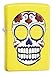 Zippo Sugar Skull Lemon Matte Pocket Lighter, One Size (2001460)