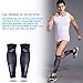 Compression Calf Sleeve Helps Shin Splints - Calve Sleeves, Footless Leg Compression Socks for Men Women Pain Relief, Running, Soccer by ASOONYUM Built-in Silicone Anti-slip 1 Pair