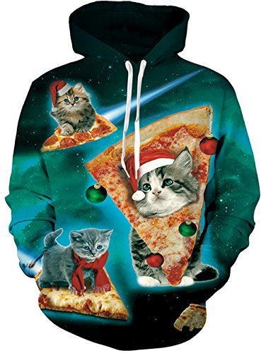 pizza cat christmas sweater