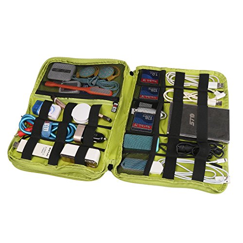 image for Travel Organizer, BUBM Universal Double Layer Travel Gear Organizer St