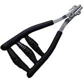 AMLESO 3 Spring Starting Clamp, High Strength Badminton &amp; Tennis Stringing Clamp Racket Stringing Tool Sports Supplies