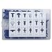 Lantee 415 Pcs Auto Car Door Fastener Clips Pins Rivet for Honda Chrysler GM Toyota Ford - Weatherstrip/Fender Bumper Shield/Hood Insulation/Fascia/Trim Panel/Push Type Retainer & Square Screw Nut