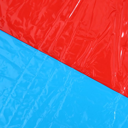 Benlet Kids Outdoor Water Slides, 18ft Inflatable Long Water Slider w/Drench Pool for All Family Toddler & Children (Two Person)