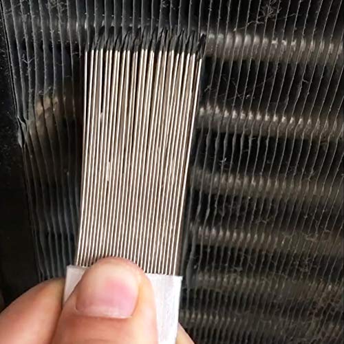KingBra 2 PCS Stainless Steel Fin Comb,Condenser Comb,Air Conditioner Fin Cleaner Repair Tool,Air Conditioning Brush Warping Comb Accessories