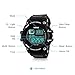 Men's Digital Sports Watch, Aposon Military Electronic Wrist Watch Alarm Back Light LED Waterproof Army Watches Stopwatch- Black