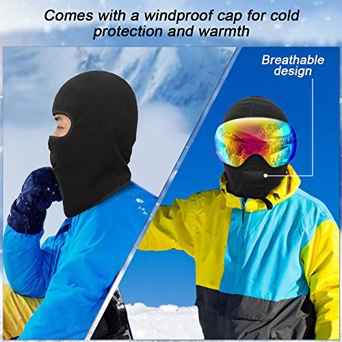 image for Zacro Ski Goggles -Large Spherical Framless Snowboard Goggles for Men 