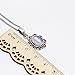 Luna Azure Colored Gem Moonstone Vintage Style 925 Sterling Silver Pendant Necklace 18