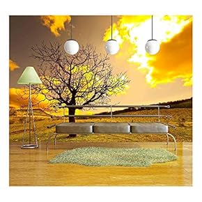 Autumn Scene - Removable Wall Mural | Self-Adhesive Large Wallpaper - 66x96 inches