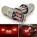 CIIHON 1157 LED Brake Lights Bulb Lamp Bay15d Red 2057 7528 12V 15-2835SMD Backup Reverse Tail Parking Stop Bulbs Extremely Bright Replacement(Pack of 2)
