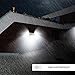 Utech 4 Sides 136 High Bright Solar LED Lights, Solar Powered Motion Sensor Light Control Sensor Lamp Waterproof & Wire Free Wall Lights for Outside Doors,Garden,Pathway,Garage,Step and Backyard Light
