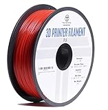 TechOrbits 3D PLA 3D Printer Filament Dimensional Accuracy +/- 0.05 mm 1 kg Spool 1.75 mm RED