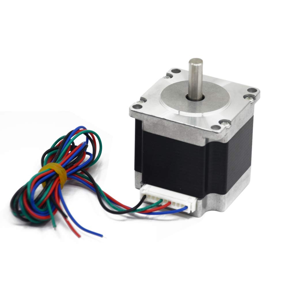 Iverntech Nema 23 Stepper Motor 57x56mm Body 1.8 Stepper Angle 2.0A 2 Phase 4-Lead with 1M Cable for 3D Printer, CNC Machine