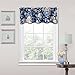 Waverly Traditions Forever Yours Floral Scalloped Rod Pocket Valance for Windows in Bedroom, Kitchen, or Living Room, 52