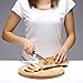 Blue Key World Bread Knife Ultra Sharp. Well Balanced Kitchen Knives. Rust-Free 8 Inch Serrated Blade. All Types of Bread Including Hard Crusts. Sturdy Slicer, Comfortable, Ergonomic Handle. Gift Idea