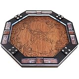 Dice Tray~Wood with Laser Etched Eldritch for Games, Gaming ~ C4Labs
