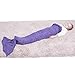 SENYANG Mermaid Tail Blanket, Mermaid Blanket for Kids Hand Crochet Snuggle Kids Mermaid Blanket for Girls, Sweet Girls Gifts for Girls Toys (Ruffle-Purple)