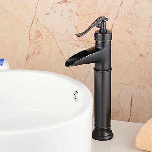 UPC 601308670768, Hiendure Single Control Vessel Bathroom Faucet, Oil Rubbed Bronze