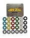 Yellow Jacket Premium Fidget Spinner Replacement Bearings, 1 Ceramic Spin Bearing, 3 Steel Yellow Jacket Counterweight Bearings