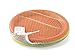 Imperial Home Plastic Plates, Outdoor Plate Set, Party Supplies, Reusable Picnic or Camping Plates, Use for Dinner, Salad Dishes, Snack or Lunch, Safe, BPA Free Colorful Dinnerware Set of 6 (10 inch)