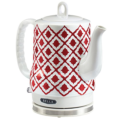 BELLA (14102) 1.2 Liter Electric Ceramic Tea Kettle with Detachable