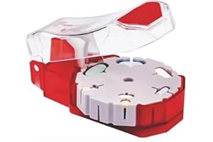YRDGRG Pill Cutter - Pill Splitters for Small or Large Pills - Cuts up to 14 Different Shaped Pills or Vitamins with Self-Retracting Blade