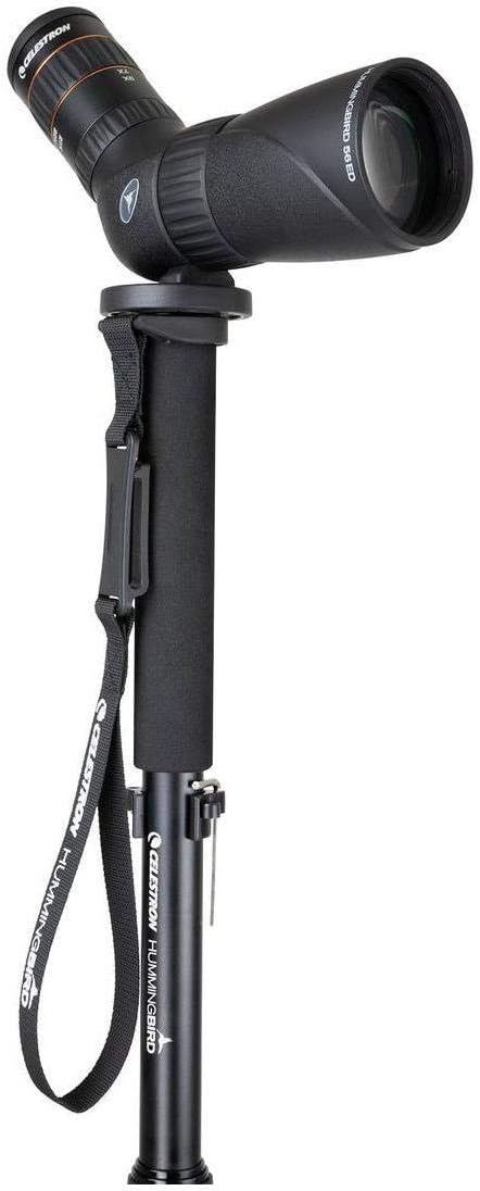 trekking pole binocular mount