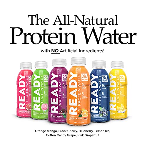 Ready Protein Water, 20g of Whey Protein Isolate, Sugar Free, Blueberry