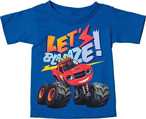 Freeze Little Boys Blaze and the Monster Machines T-Shirt Royal 4