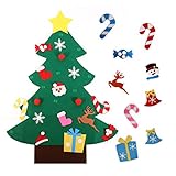 Felt Christmas Tree for Kids 3FT + 26pcs Detachable Ornaments, Wall Hanging Xmas Gifts for Christmas Decorations