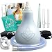 Enema Bulb Kit - Extra Large 12oz (375ml) Anal Douche for Men and Women - Portable - BPA and Phthalates Free - by Mikacare