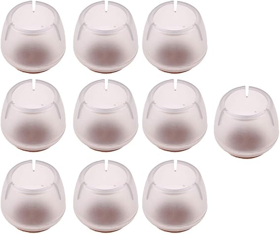 10tlg. Stuhlkappen Tischkappe Stuhlgleiter Schutzkappe Fußkappen Stühle