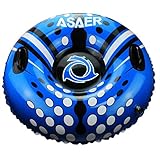A-DUDU Snow Tube - Air Tube 39 Inch Inflatable Snow/Sled with Rapid Valves - Winter Inflatable Round Snow Tube - with Thickening Bottom of 0.5mm!!(Blue)